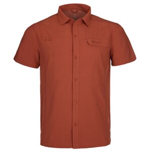 Pánská sportovní košile kilpi bombay-m tmavě červená 3xl